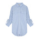 Charlie Petite Katie Blouse Mommy Blue