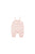Tinycottons Zigzag Baby Dungaree Pastel Pink