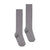 Gray Label Long Ribbed Socks Grey Melange