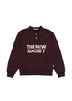 The New Society Dario Polo Sweater Fudge