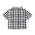 Piupiuchick Baby Hawaiian Shirt Black & White Checkered
