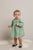 MarMar Copenhagen Dawson Baby Dress Mint Leaf Stripes