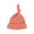 Piupiuchick Newborn Hat Terracotta with Little Hearts