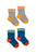 Tiny Cottons Colorblock Baby Socks Pack Ultramarine/Heather Grey
