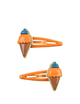 Tiny Cottons Ice Cream Hairclips Set Multicolor