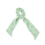Piupiuchick Scrunchie Green Stripes with Little Flowers