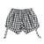 Piupiuchick Shorts Black & White Checkered