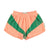 Piupiuchick Shorts Coral & Green