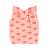 Piupiuchick Baby Sleeveless Shirt with Collar Coral with Red Lips
