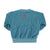 Piupiuchick Baby Sweatshirt Blue with Que Calor Print