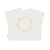 Piupiuchick T-Shirt Ecru with Heart Print