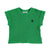 Piupiuchick T-Shirt Green with Black Logo Print