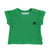 Piupiuchick Baby T-Shirt Green with Black Logo Print