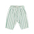 Piupiuchick Baby Unisex Trousers White Large Green Stripes