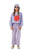 Piupiuchick Sweatshirt Balloon Sleeves Lavender with Red Circle Print