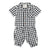 Piupiuchick Baby Unisex Trousers Black & White Checkered